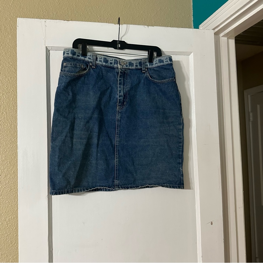 Tommy Hilfiger vintage  pencil denim skirt size 14